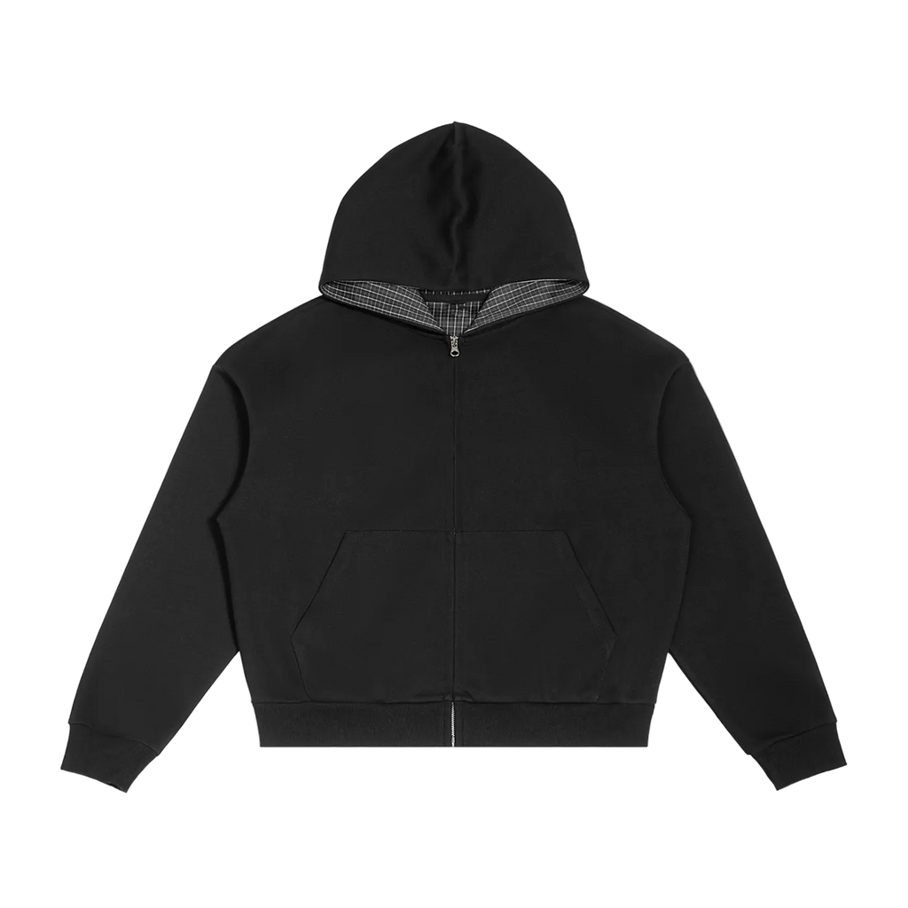 The Plaid Zip Up