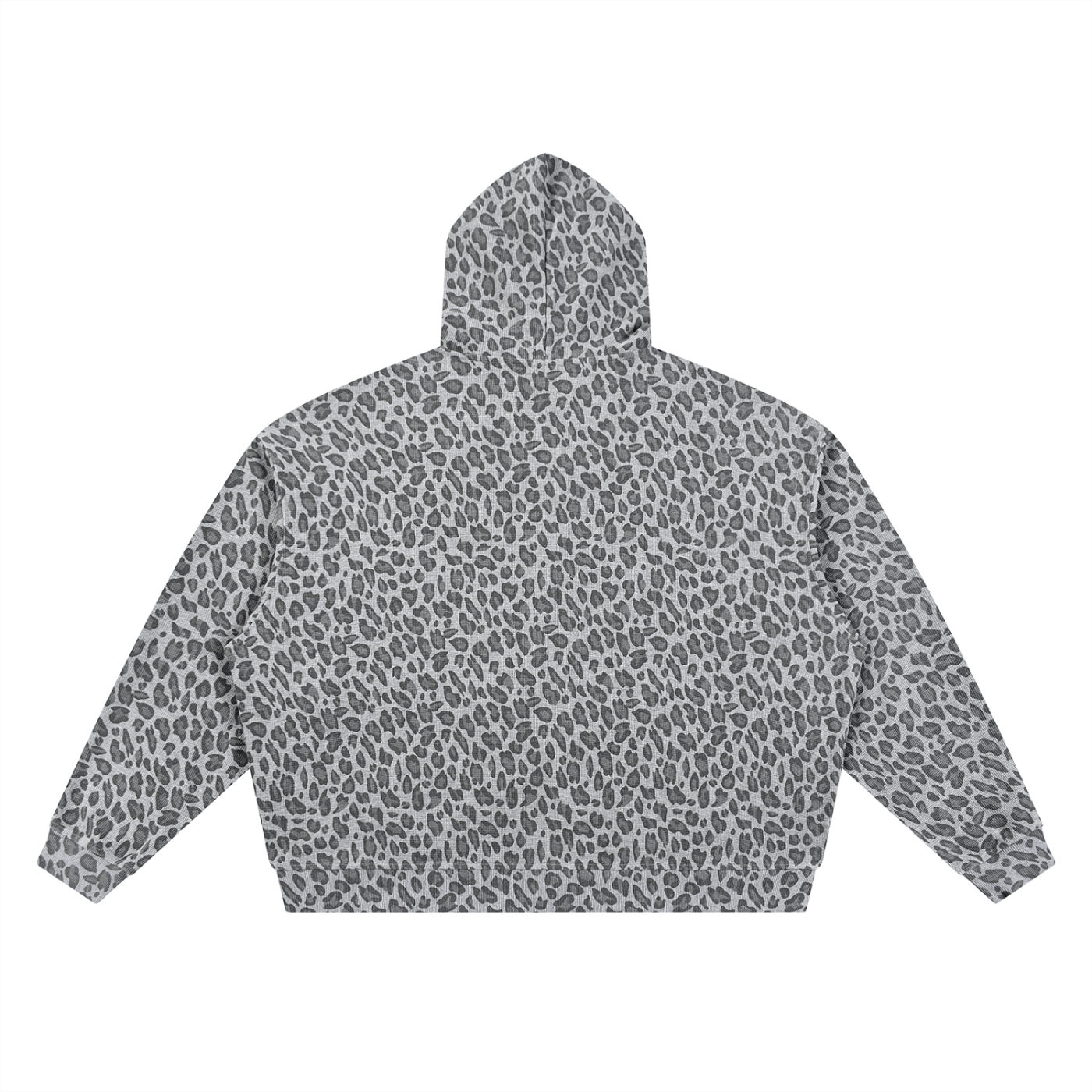 The Leopard Waffle Zip Up