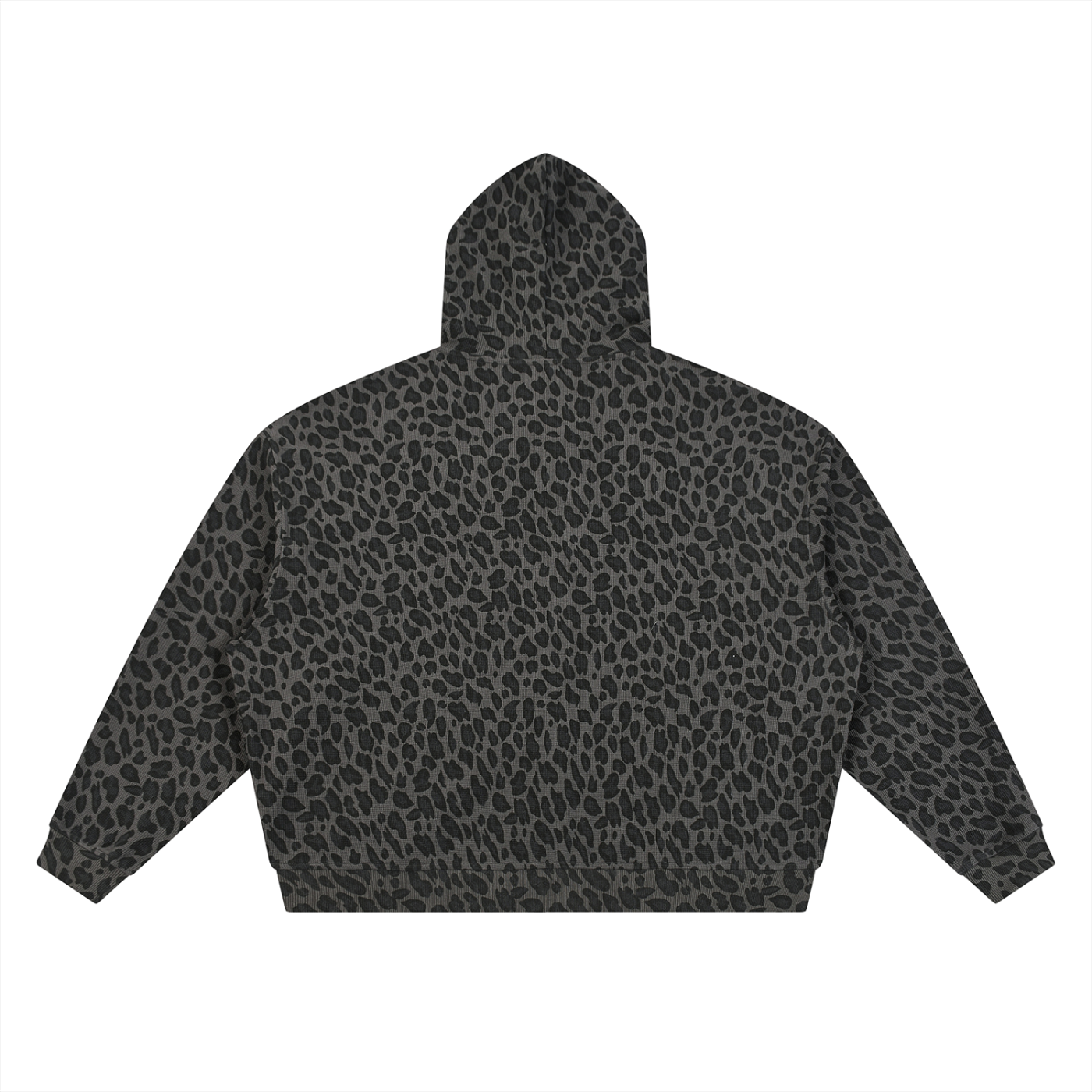 The Leopard Waffle Zip Up